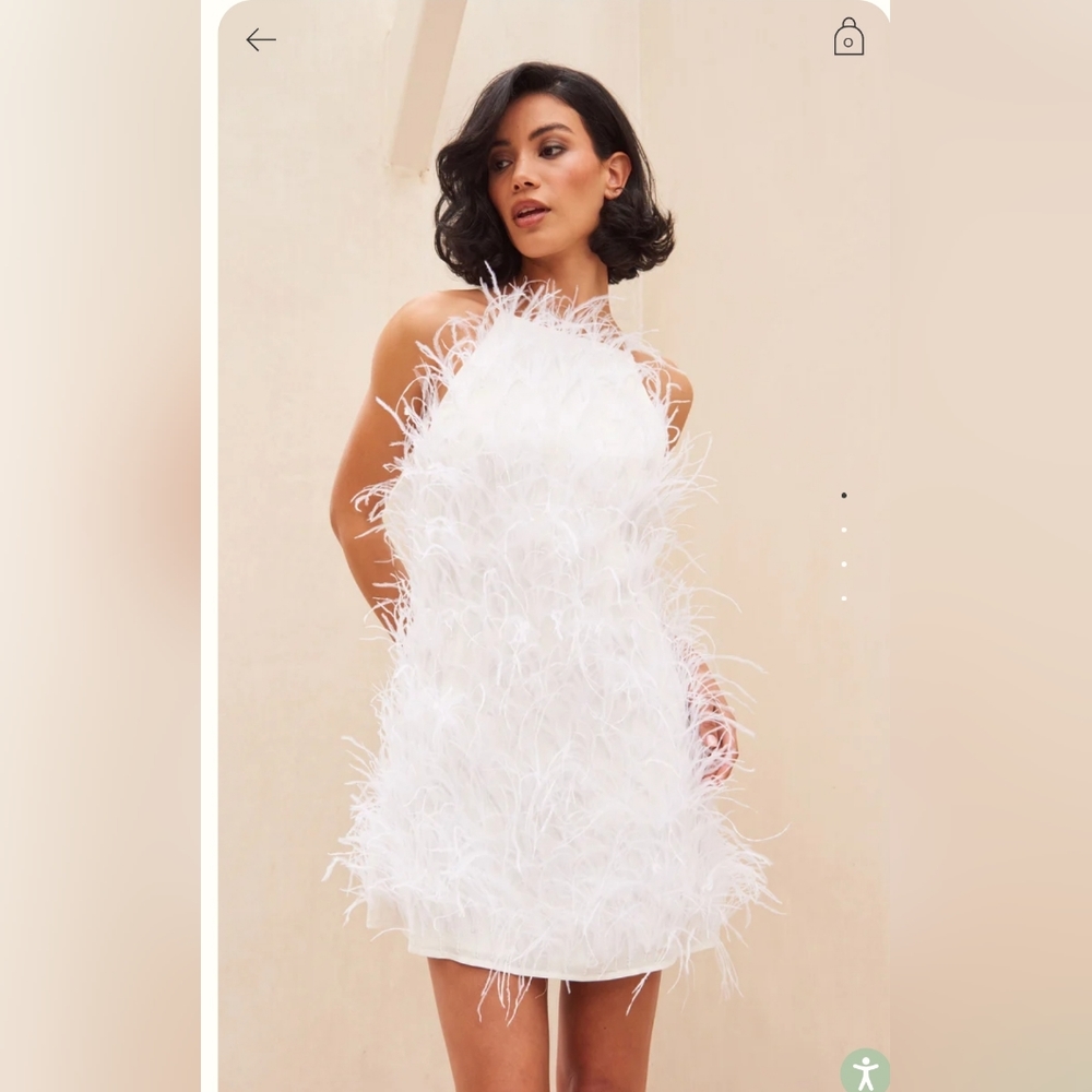 Cult Gaia Shannon Dress in Off White